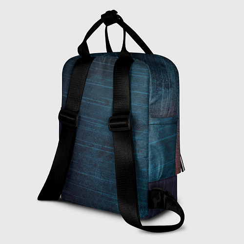 Женский рюкзак Texture Blue Ripples / 3D-принт – фото 2