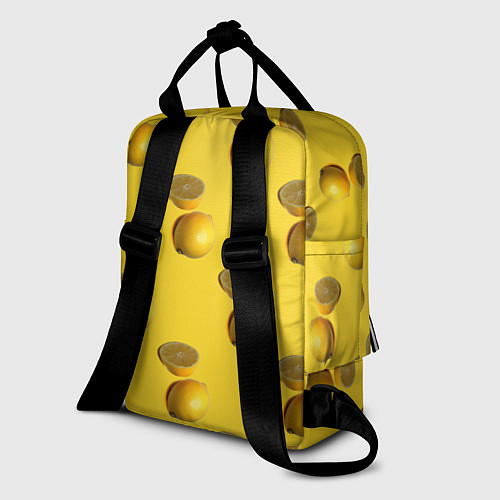 Женский рюкзак Летние лимоны / 3D-принт – фото 2