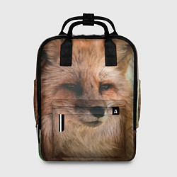 Рюкзак женский Строгая лисица, цвет: 3D-принт