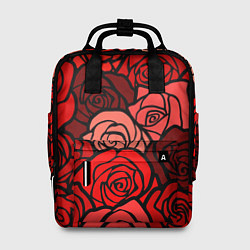 Рюкзак женский Розочки, цвет: 3D-принт