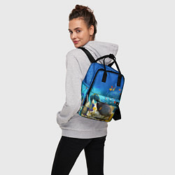 Рюкзак женский Морской мир, цвет: 3D-принт — фото 2
