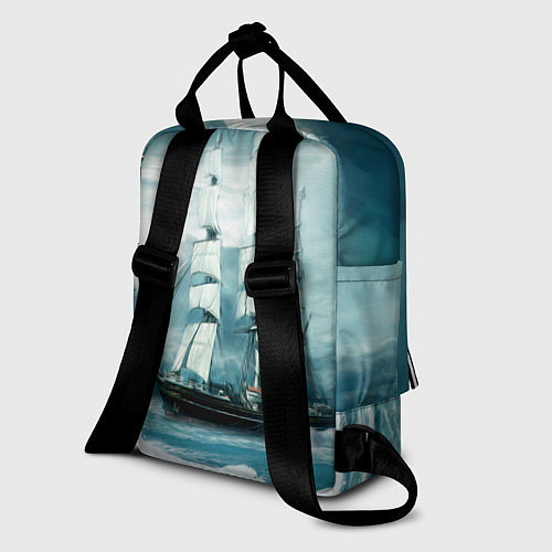Женский рюкзак Парусник / 3D-принт – фото 2
