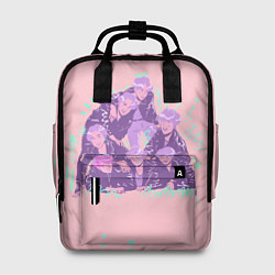 Рюкзак женский BTS Band, цвет: 3D-принт