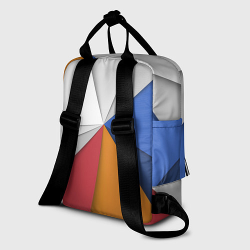 Женский рюкзак Трегоугольник / 3D-принт – фото 2