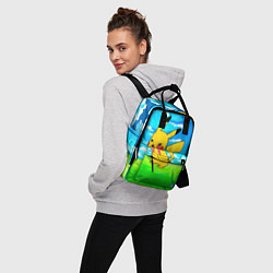 Рюкзак женский Уставший Пикачу, цвет: 3D-принт — фото 2