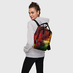 Рюкзак женский Абстрактная мазаика витраж, цвет: 3D-принт — фото 2