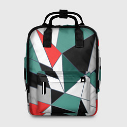 Рюкзак женский Абстрактный геометрический, цвет: 3D-принт