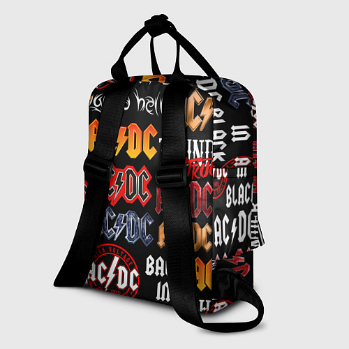 Женский рюкзак AC DC LOGOBOMBING / 3D-принт – фото 2