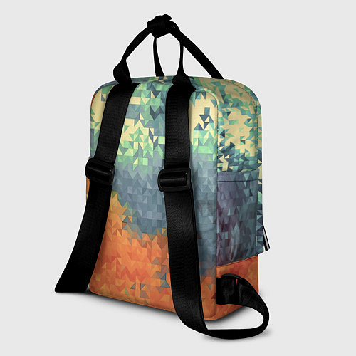 Женский рюкзак Стихия: лед и пламя / 3D-принт – фото 2