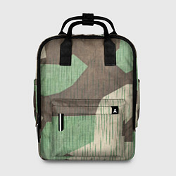 Рюкзак женский Камуфляж хаки армейский, цвет: 3D-принт