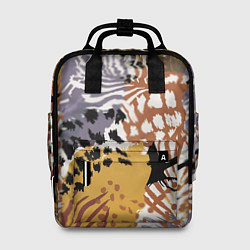 Рюкзак женский Зебра Пятнистая, цвет: 3D-принт
