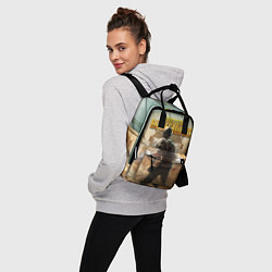 Рюкзак женский PUBG СОЛДАТ В ШЛЕМЕ ПАБГ, цвет: 3D-принт — фото 2