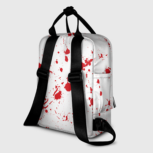 Женский рюкзак Dexter logo Декстер брызги крови / 3D-принт – фото 2