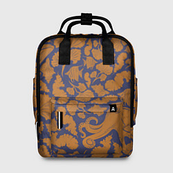 Рюкзак женский Морская гуашь, цвет: 3D-принт