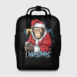 Рюкзак женский CHRISTMAS обезьяна, цвет: 3D-принт