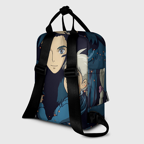 Женский рюкзак Ходячий замок Софи и Хаул летят / 3D-принт – фото 2