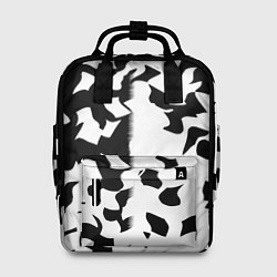 Рюкзак женский Черно-белый камуфляж, цвет: 3D-принт