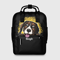 Рюкзак женский Бигль Beagle, цвет: 3D-принт