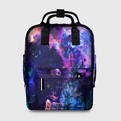 Рюкзак женский НЕОНОВЫЕ КОСМОС NEON SPACE, цвет: 3D-принт