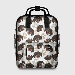 Рюкзак женский Такса Dachshund Dog, цвет: 3D-принт