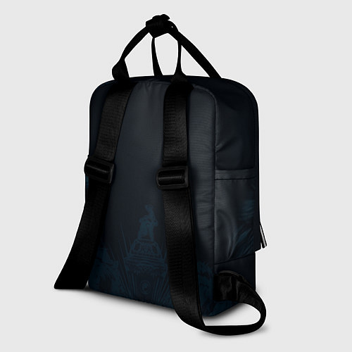 Женский рюкзак Zenit lion dark theme / 3D-принт – фото 2