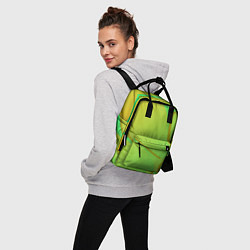 Рюкзак женский Градиентная абстракция, цвет: 3D-принт — фото 2
