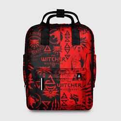 Женский рюкзак THE WITCHER LOGOBOMBING BLACK RED