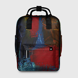 Рюкзак женский СТАРАЯ КРАСКА, цвет: 3D-принт