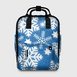 Рюкзак женский Снежное небо, цвет: 3D-принт