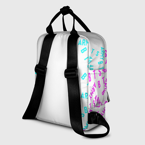 Женский рюкзак B T S Логотип в цвете / 3D-принт – фото 2