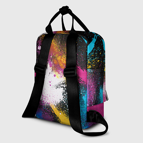 Женский рюкзак Забрызганный тигр / 3D-принт – фото 2