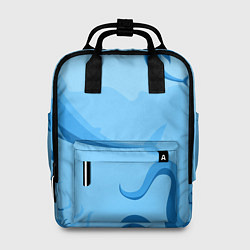Рюкзак женский МоРское Дно с Акулами, цвет: 3D-принт