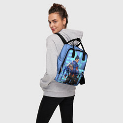 Рюкзак женский Юру спиной, цвет: 3D-принт — фото 2