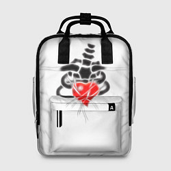 Рюкзак женский Alien Heart W-01, цвет: 3D-принт
