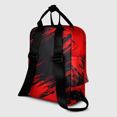 Женский рюкзак Красная краска брызги / 3D-принт – фото 2