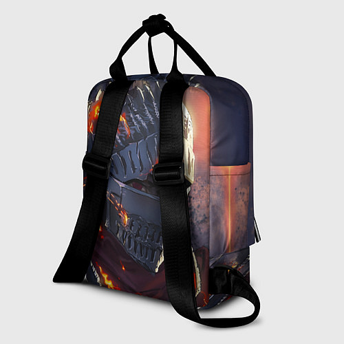 Женский рюкзак DARK SOULS III Рыцарь Солнца Дарк Соулс / 3D-принт – фото 2