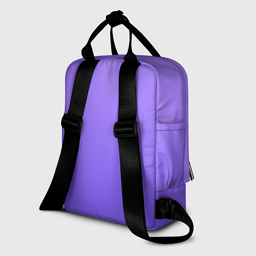 Женский рюкзак Красивый фиолетовый светлый градиент / 3D-принт – фото 2
