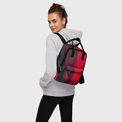 Рюкзак женский Красное виденье, цвет: 3D-принт — фото 2