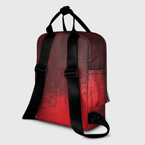 Женский рюкзак RED GRUNGE SPORT GRUNGE / 3D-принт – фото 2