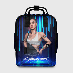 Рюкзак женский Джуди Альварес Judy Cyberpunk 2077, цвет: 3D-принт