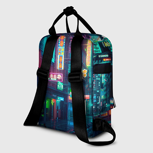 Женский рюкзак Панам вид сзади Cyberpunk2077 / 3D-принт – фото 2