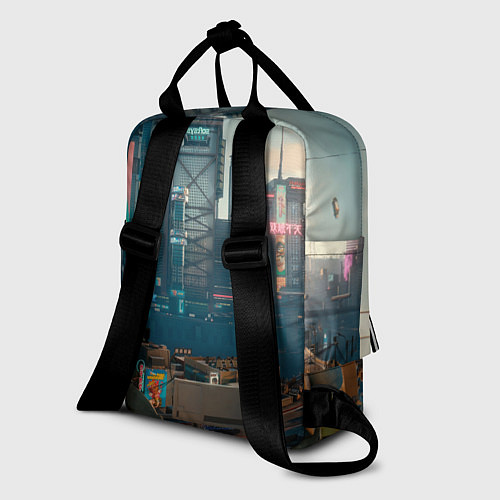 Женский рюкзак Panam Night City / 3D-принт – фото 2