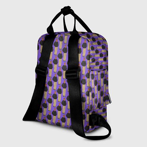 Женский рюкзак Свидетель из Фрязино фиолетовый / 3D-принт – фото 2