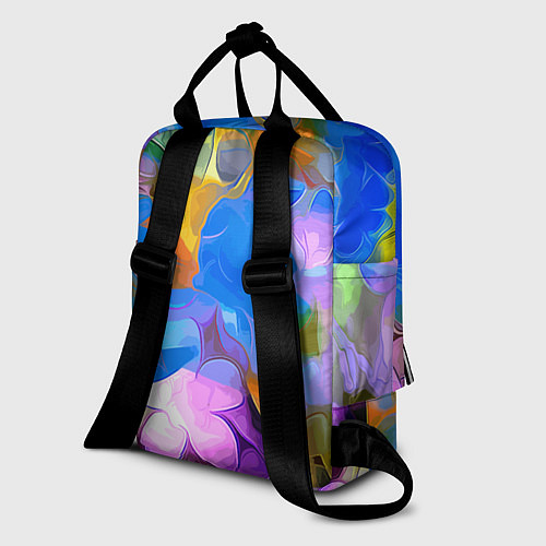 Женский рюкзак Цветочный узор Summer / 3D-принт – фото 2