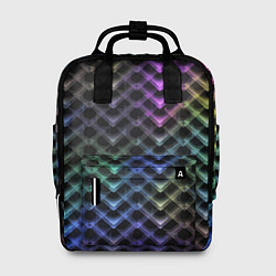 Рюкзак женский Color vanguard pattern 2025 Neon, цвет: 3D-принт