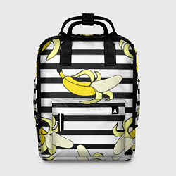 Рюкзак женский Banana pattern Summer, цвет: 3D-принт