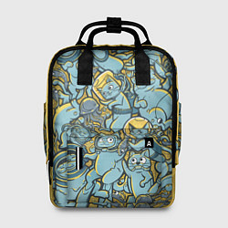 Женский рюкзак Swimming Cats: Yellow