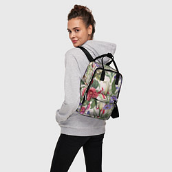 Рюкзак женский Цветы Распускающиеся, цвет: 3D-принт — фото 2