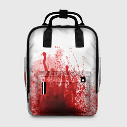 Рюкзак женский Имитация крови трэш, цвет: 3D-принт