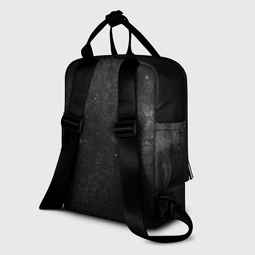 Женский рюкзак Черный космос black space / 3D-принт – фото 2